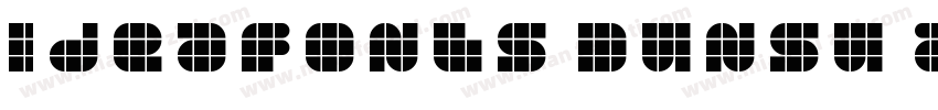 IdeaFonts DunSu 85字体转换